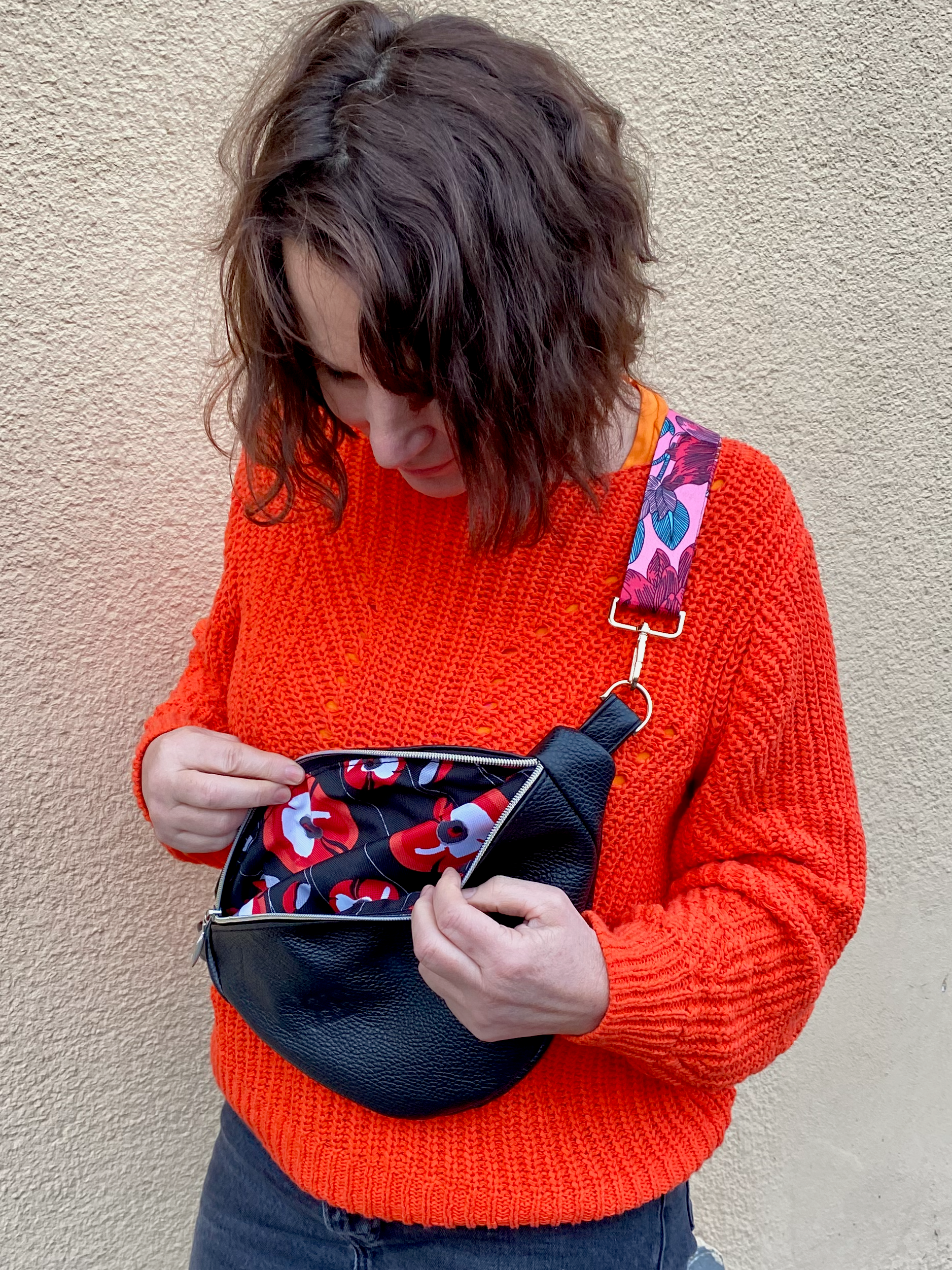 Handmade Leather Bum Bag, Funny Pack – Stylish, Practical for Everyday Use - Radka Sillerova Atelier