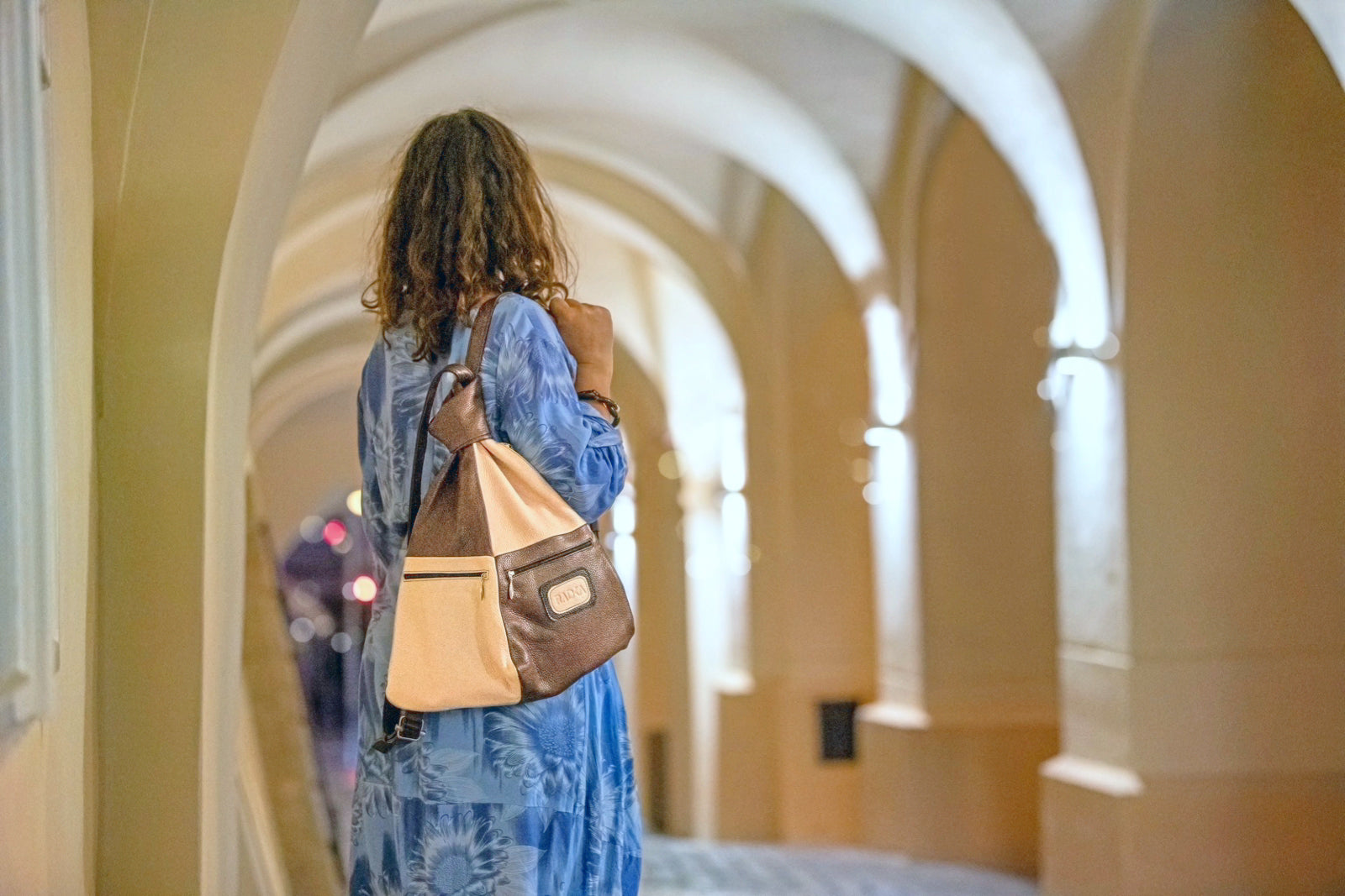 Sustainable Handmade Leather Backpack – Italian Leather, Designed for Women - Radka Sillerova Atelier