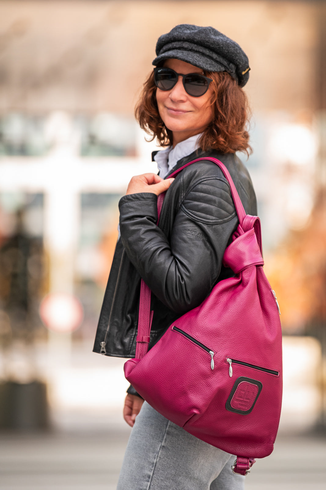 Sustainable Leather Backpack for Women – Stylish & Practical - Radka Sillerova Atelier