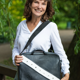 Customizable Leather Laptop Bag – Choose Size, Color & Personal Details - Radka Sillerova Atelier
