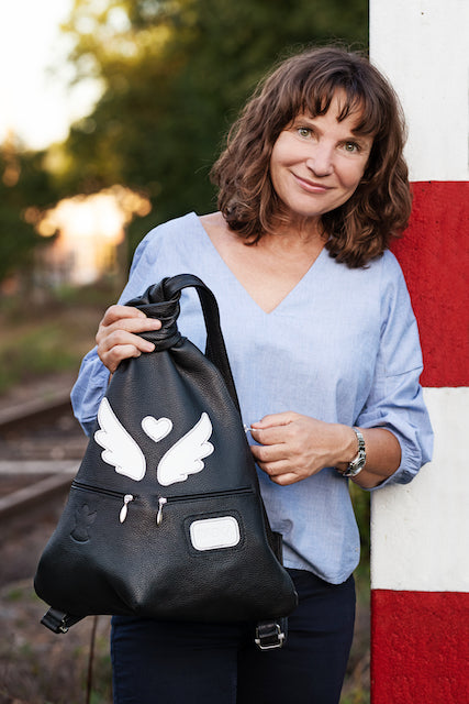 Guardian Angel Leather Backpacks – Strength, Protection & Purpose - Radka Sillerova Atelier