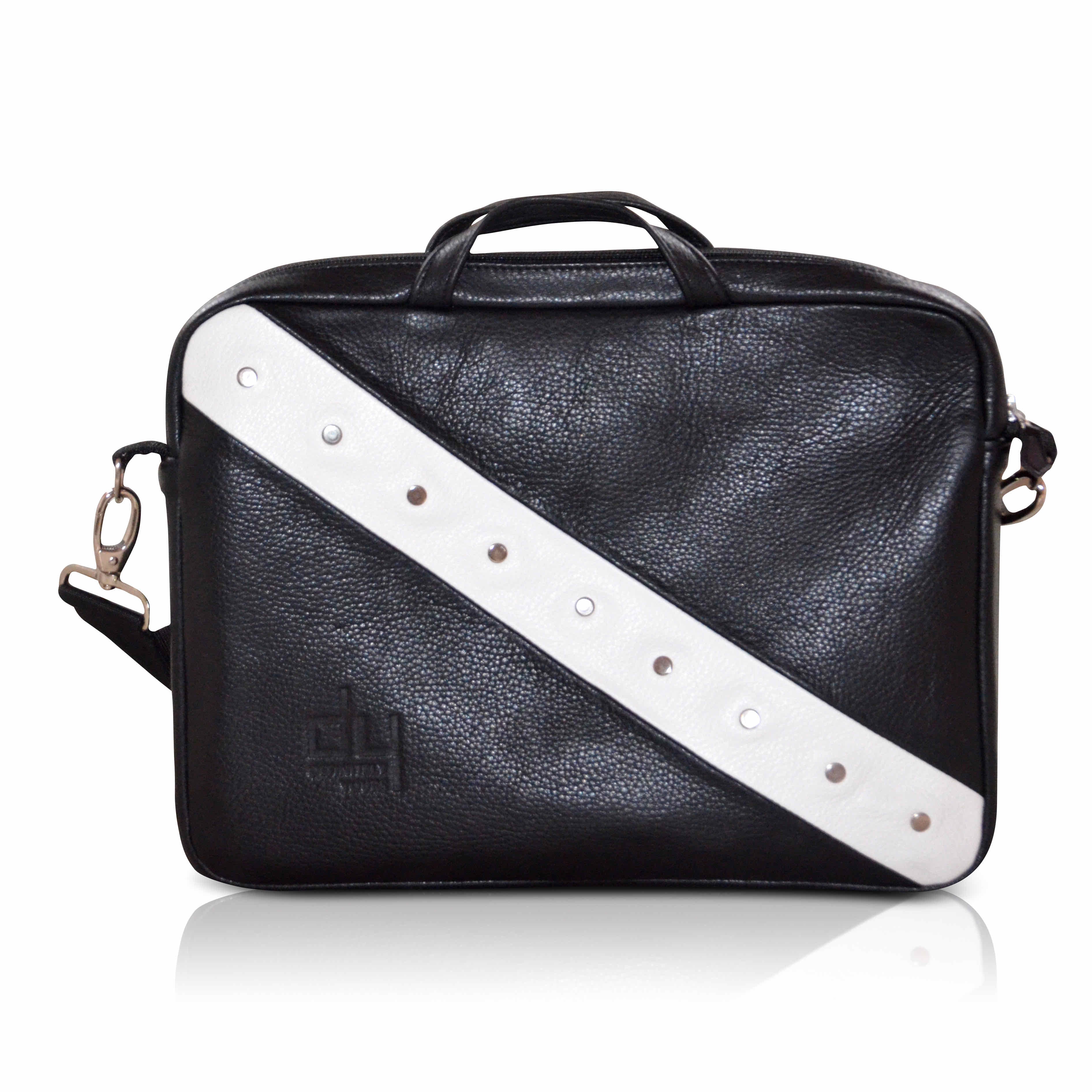 Customizable Leather Laptop Bag – Choose Size, Color & Personal Details - Radka Sillerova Atelier
