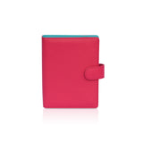 Handmade Leather Ring Binder – Elegant, Functional & Stylish in Blue - Radka Sillerova Atelier