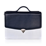 Handmade Leather Briefcase for Women – Elegant, Professional & Laptop-Friendly Work Bag - Radka Sillerova Atelier