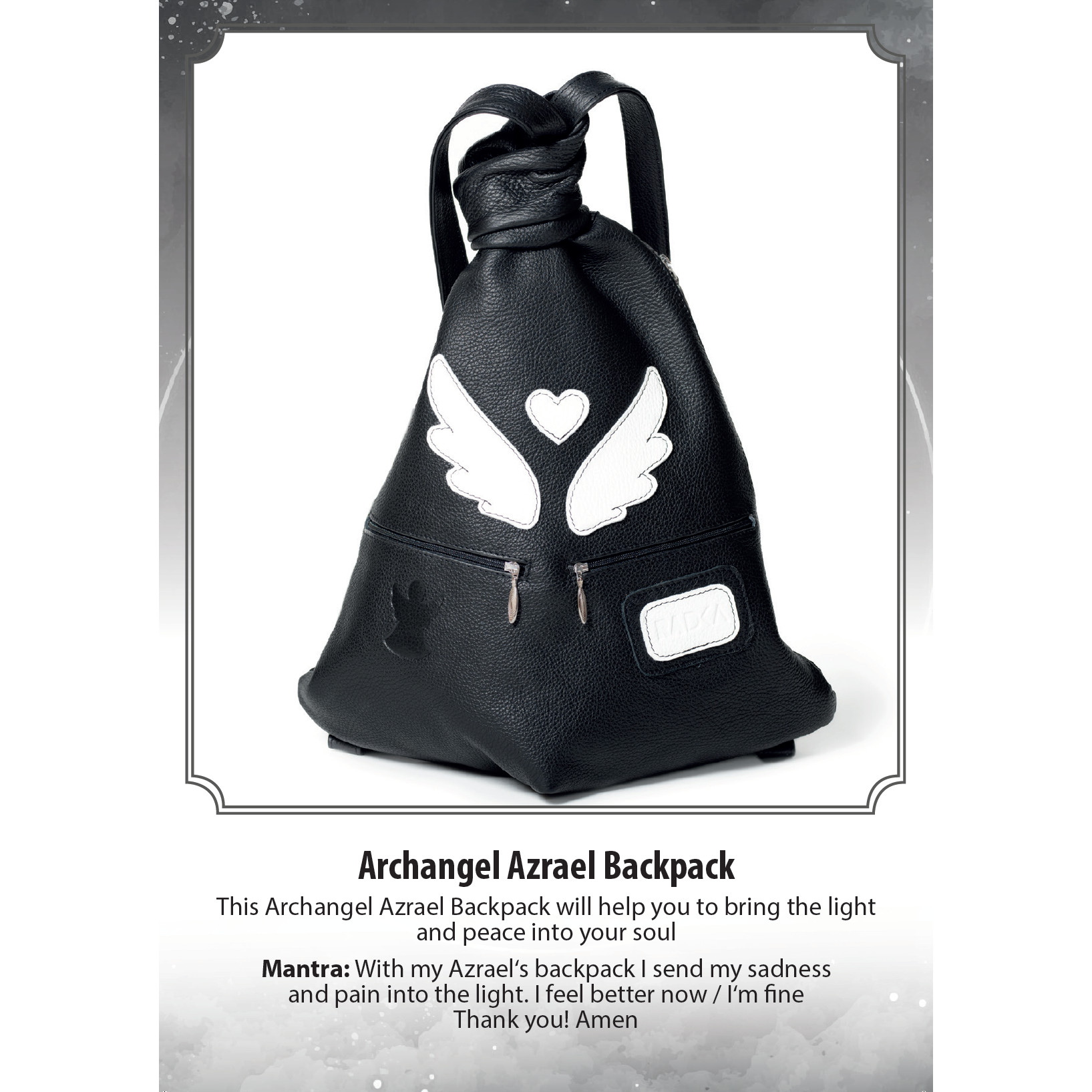Guardian Angel Leather Backpacks – Strength, Protection & Purpose - Radka Sillerova Atelier