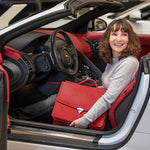 Handmade Leather Briefcase for Women – Elegant, Professional & Laptop-Friendly Work Bag - Radka Sillerova Atelier