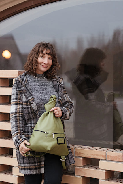 Sustainable Leather Backpack for Women – Stylish & Practical - Radka Sillerova Atelier