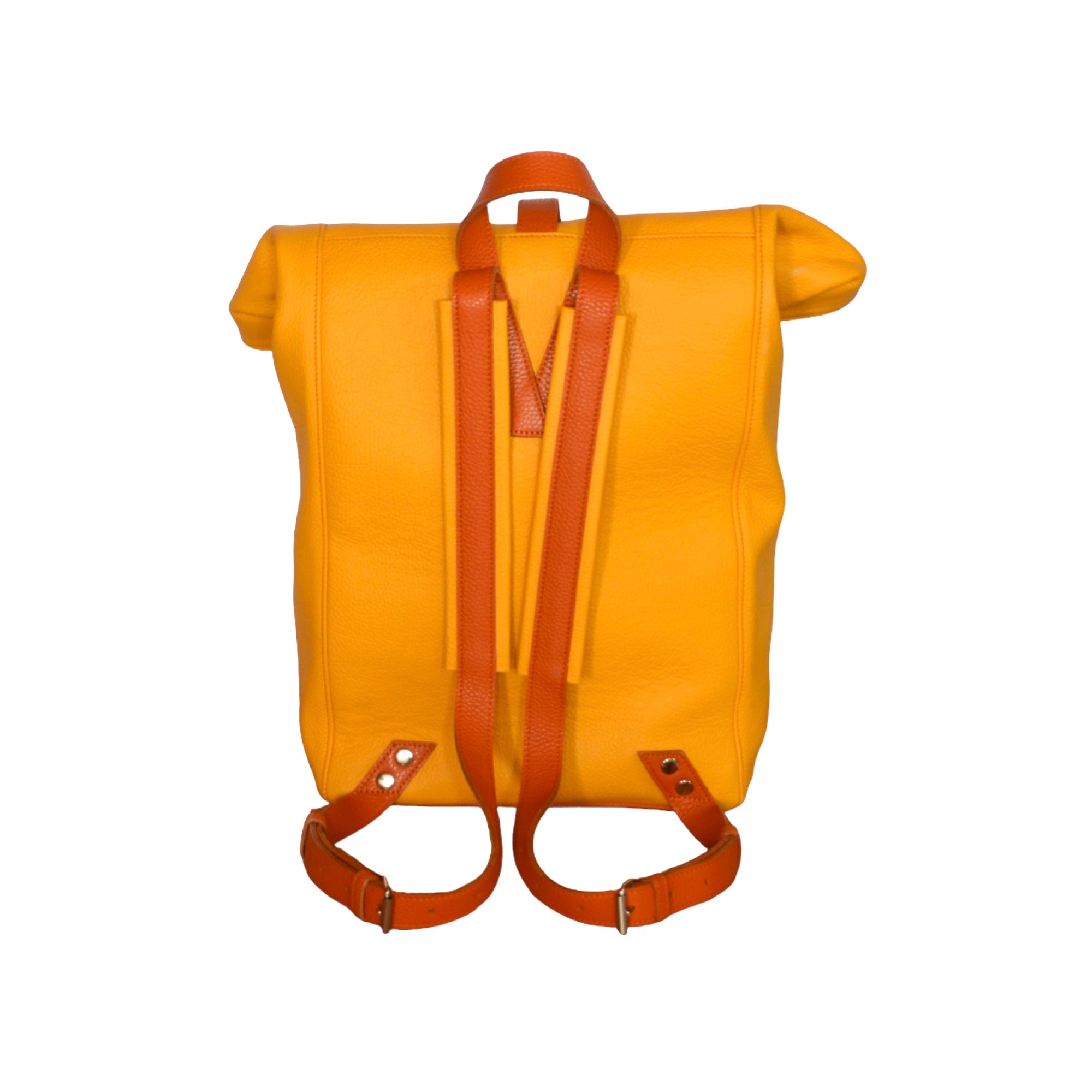 Handmade Leather Roll-Top Backpack – Stylish, Versatile & Functional - Radka Sillerova Atelier