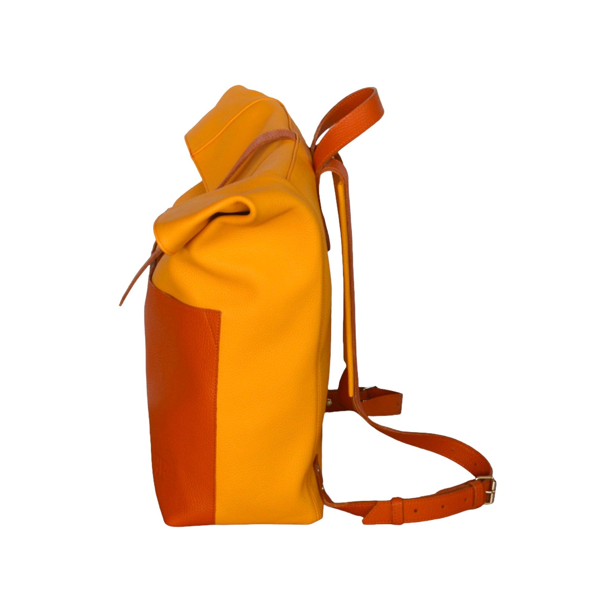 Handmade Leather Roll-Top Backpack – Stylish, Versatile & Functional - Radka Sillerova Atelier