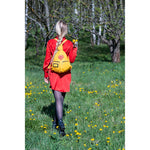 Romantic Handmade Leather Backpack with Heart Details - Radka Sillerova Atelier