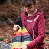 Exclusive Artisan Leather Backpack Stripped – Ideal for Travel & Daily Adventures