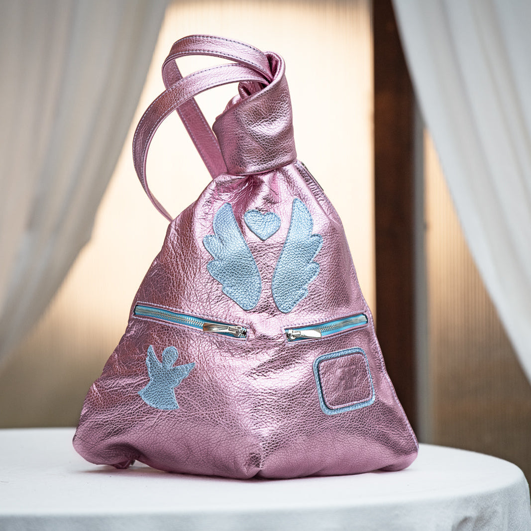 Luxury Leather Backpack – Angels Edition