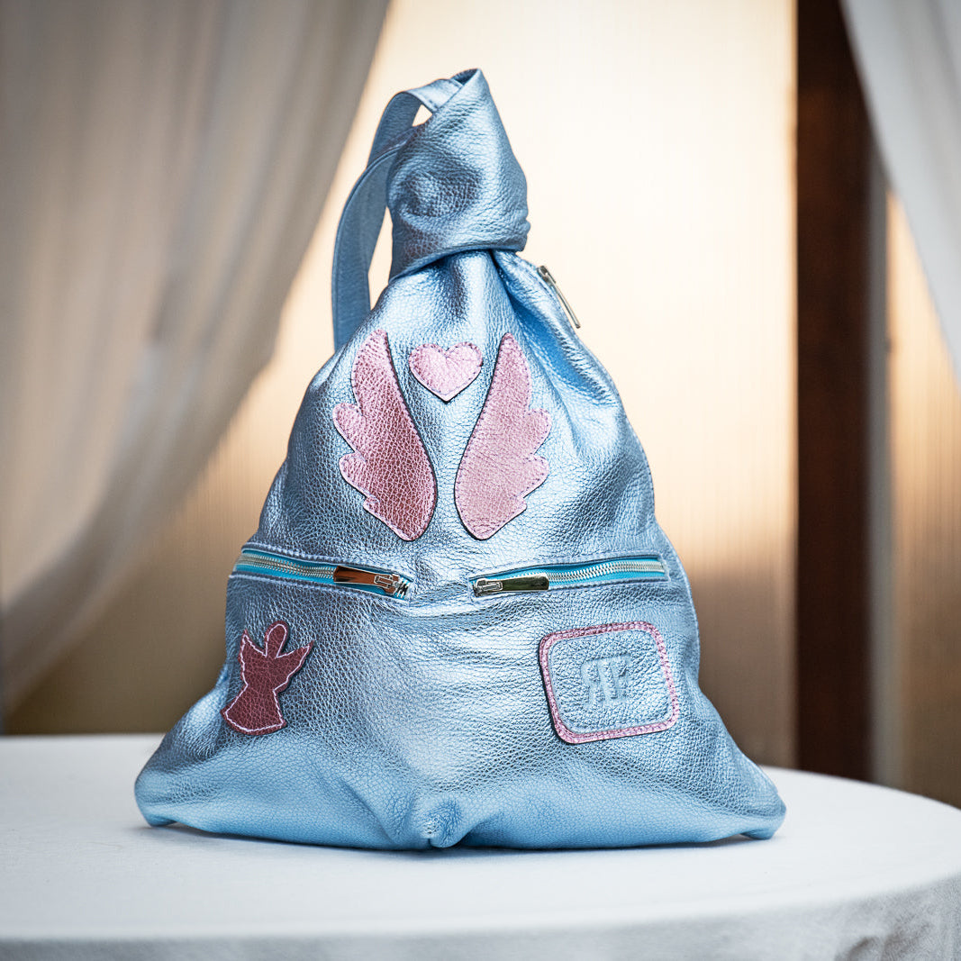 Luxury Leather Backpack – Angels Edition