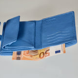 Handmade Women's Leather Wallet – Compact Bifold Design with Snap Closure, Elegant & Functional - Radka Sillerova Atelier 