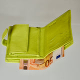 Handmade Women's Leather Wallet – Compact Bifold Design with Snap Closure, Elegant & Functional - Radka Sillerova Atelier 