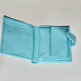 Handmade Women's Leather Wallet – Compact Bifold Design with Snap Closure, Elegant & Functional - Radka Sillerova Atelier 