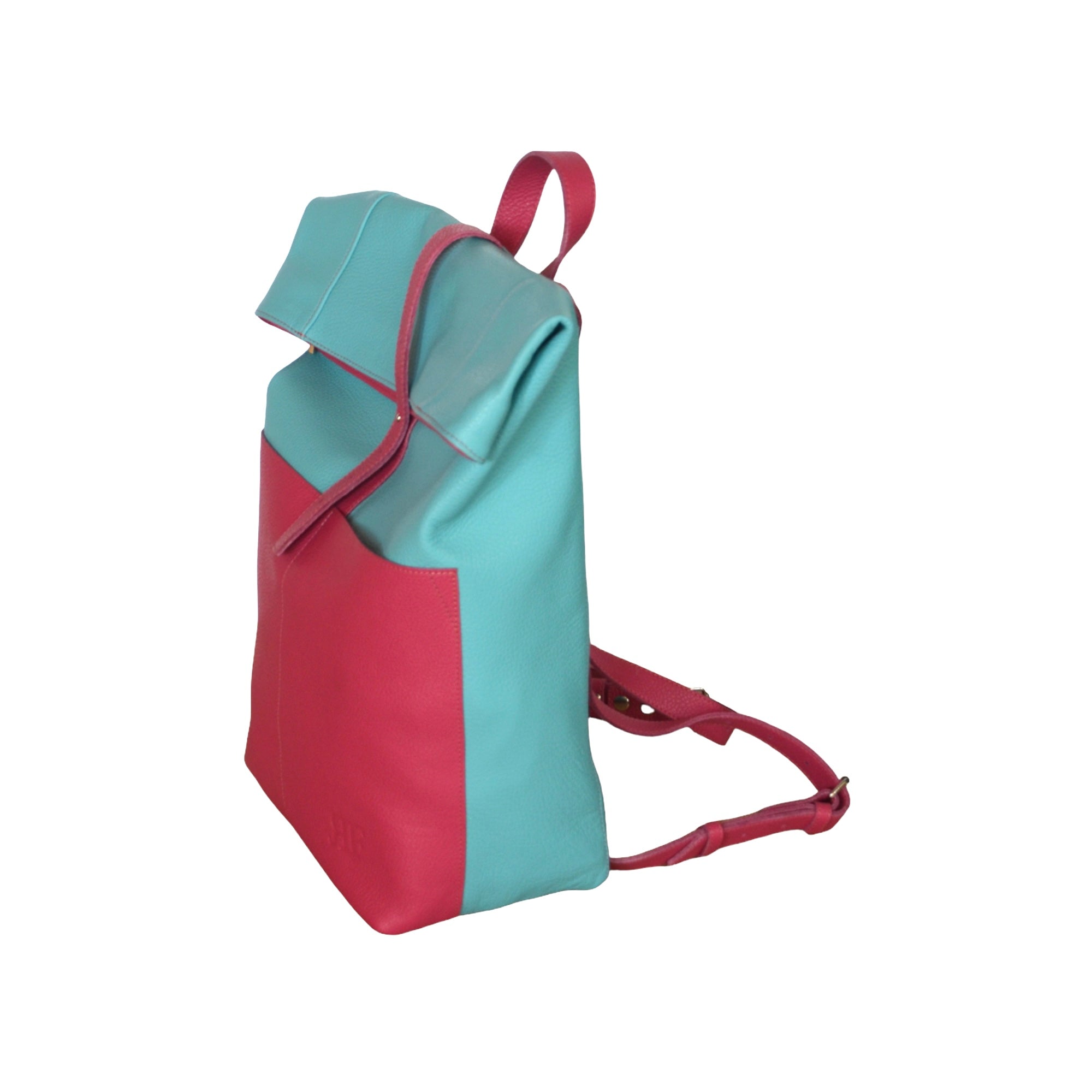 Handmade Leather Roll-Top Backpack – Stylish, Versatile & Functional - Radka Sillerova Atelier 