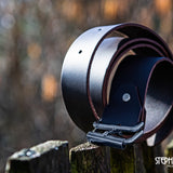 Handmade Leather Belt for Men – Durable, Stylish - Radka Sillerova Atelier 