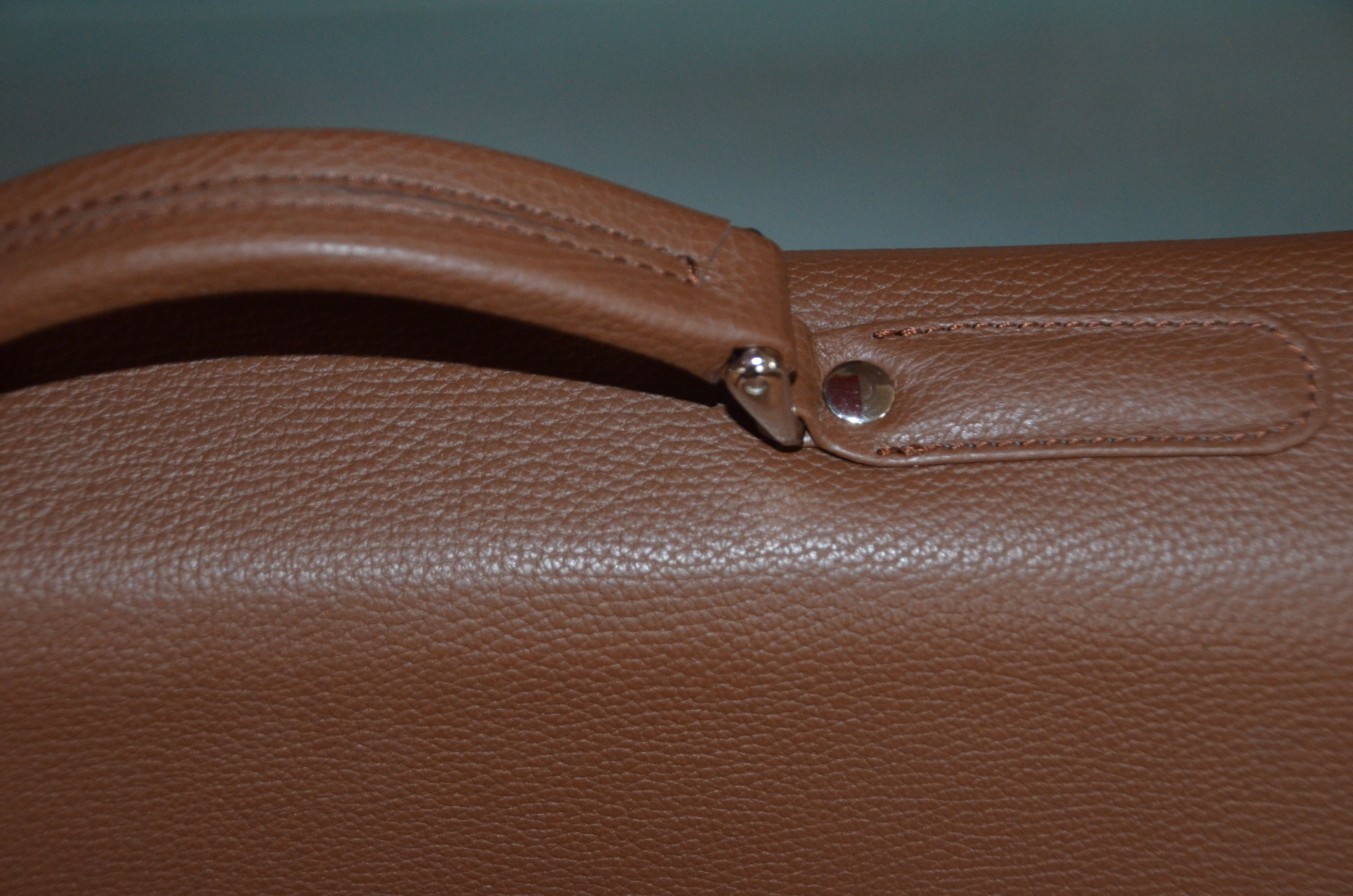 Classic Leather Briefcase for Men – Timeless Elegance & Functionality - Radka Sillerova Atelier 