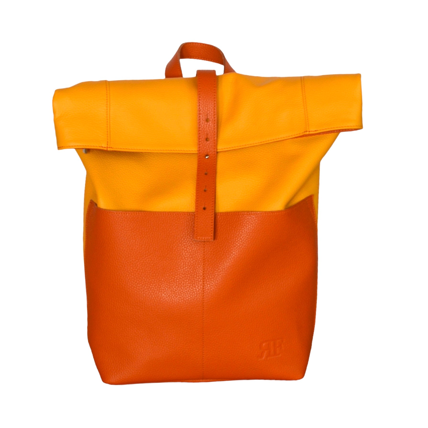 Handmade Leather Roll-Top Backpack – Stylish, Versatile & Functional - Radka Sillerova Atelier 
